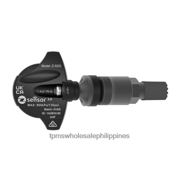 Tire Pressure Sensor Shop - Mercedes-Benz OE Replacement TPMS Sensor - OE P/N A0009054104 Freq 433Mhz B0PBV4149 Metal Valve Stem - Dark Gray